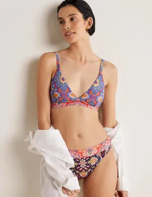 Arezzo V-neck Bikini Top-French Navy, Bloomsbury