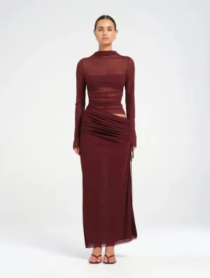 Benni - Mable Maxi Dress in Plum