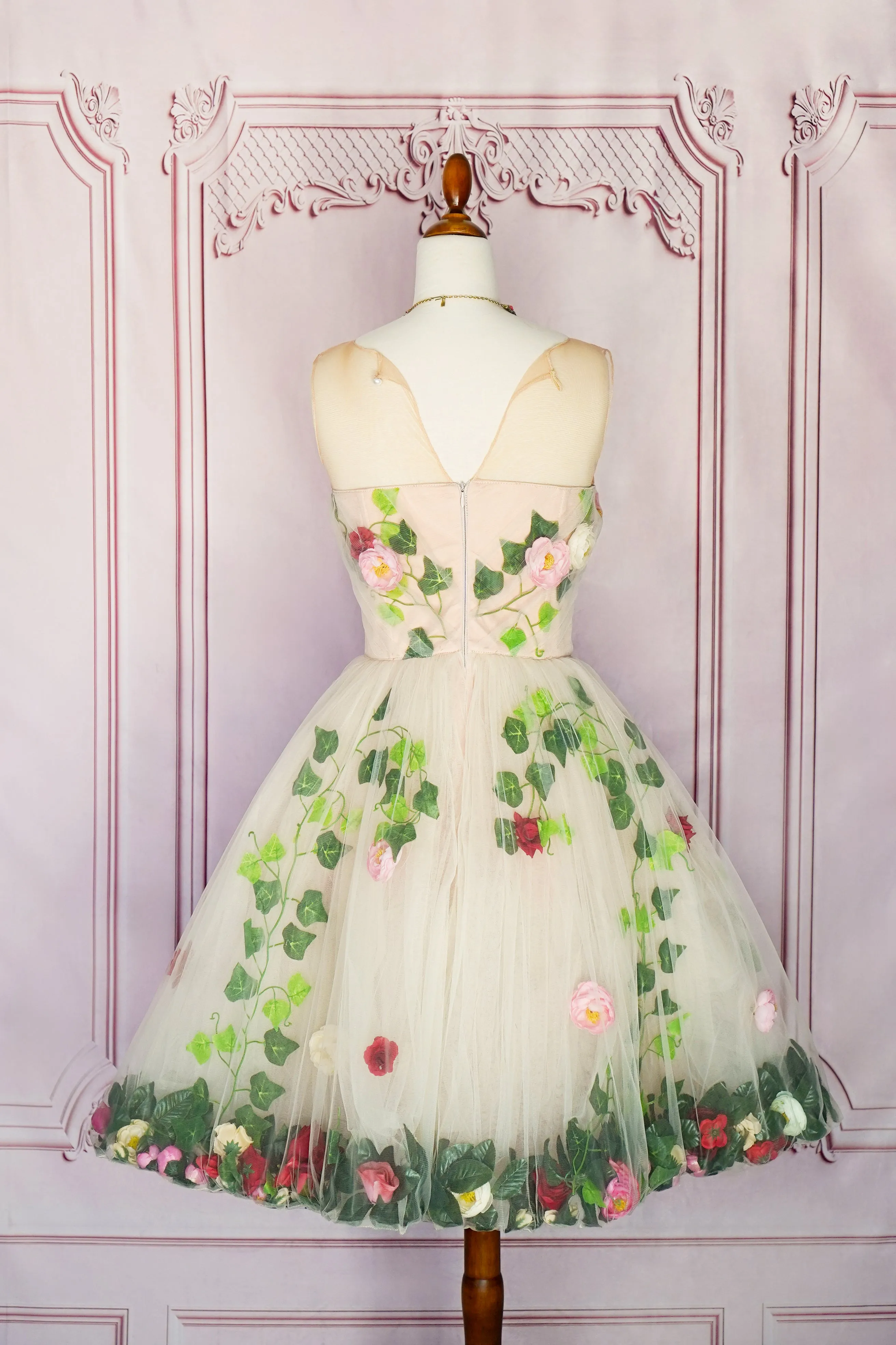 Chotronette 3D Roses Dress (Size XS)