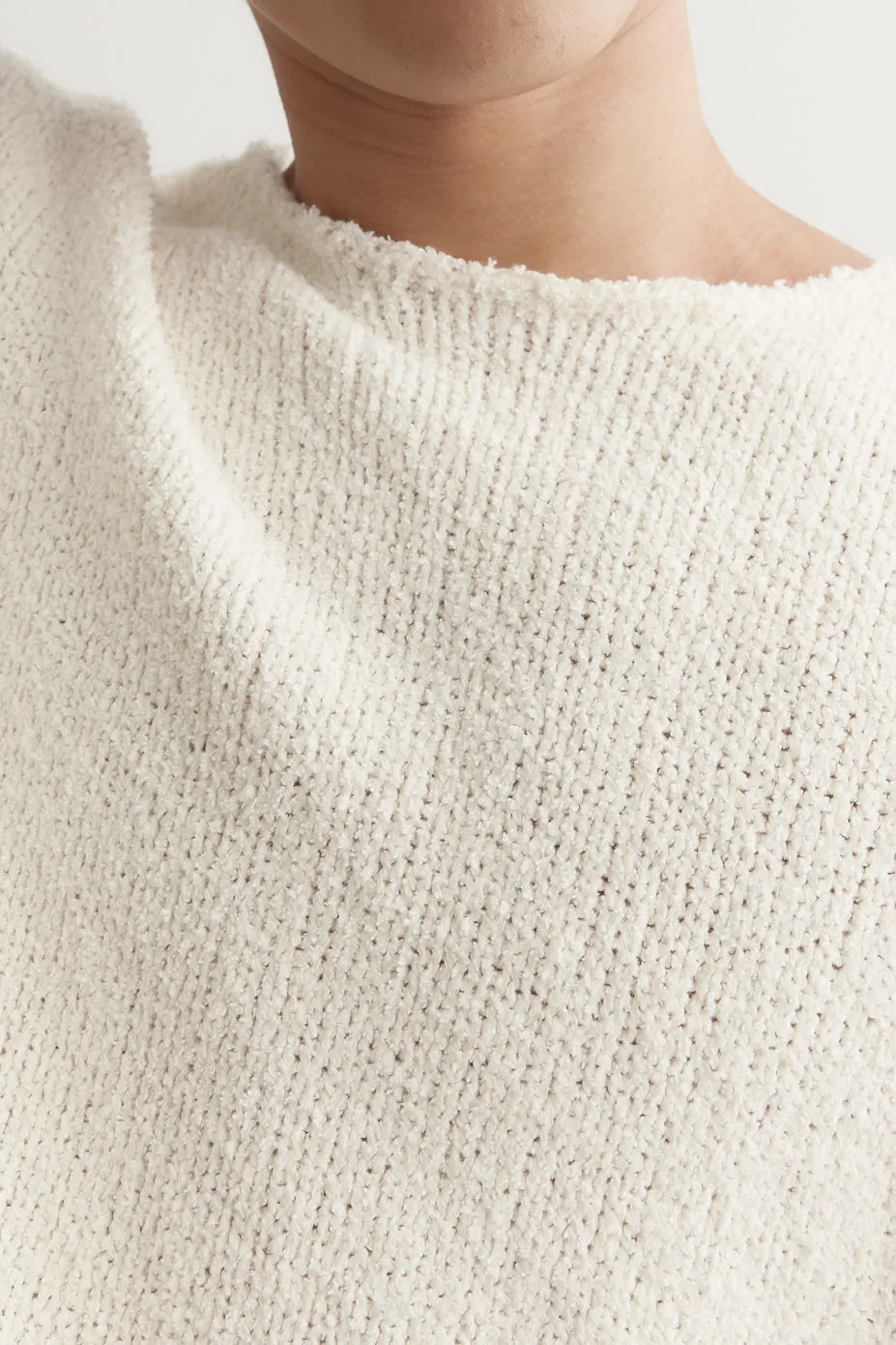 Cotton Cashmere Crewneck Sweater