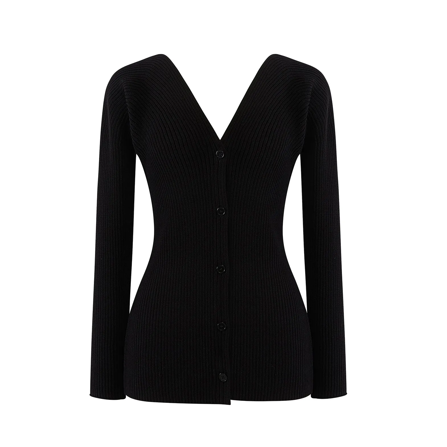 Deep V Front/Back Cardigan