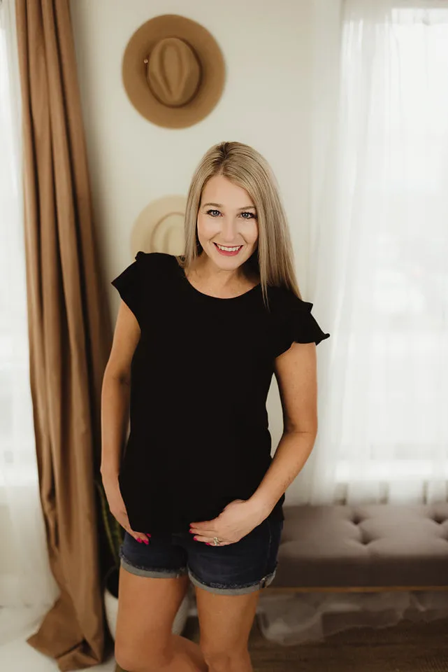 Flared Sleeve Top