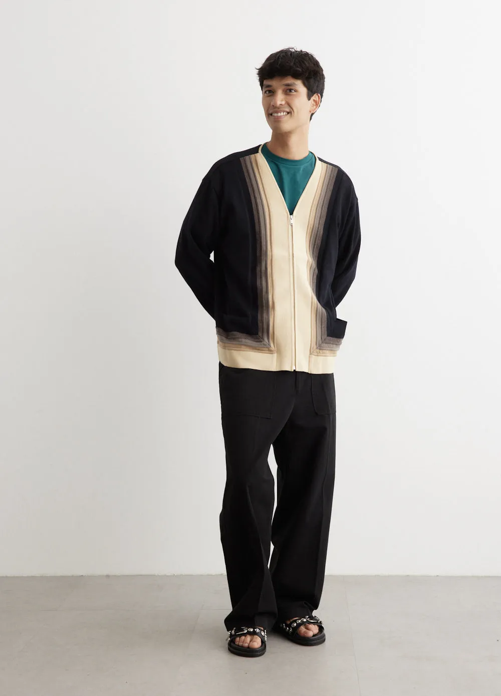 Front Zip Cardigan