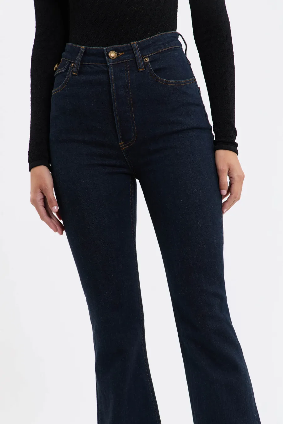 Gisele Flare Jean Dark Indigo