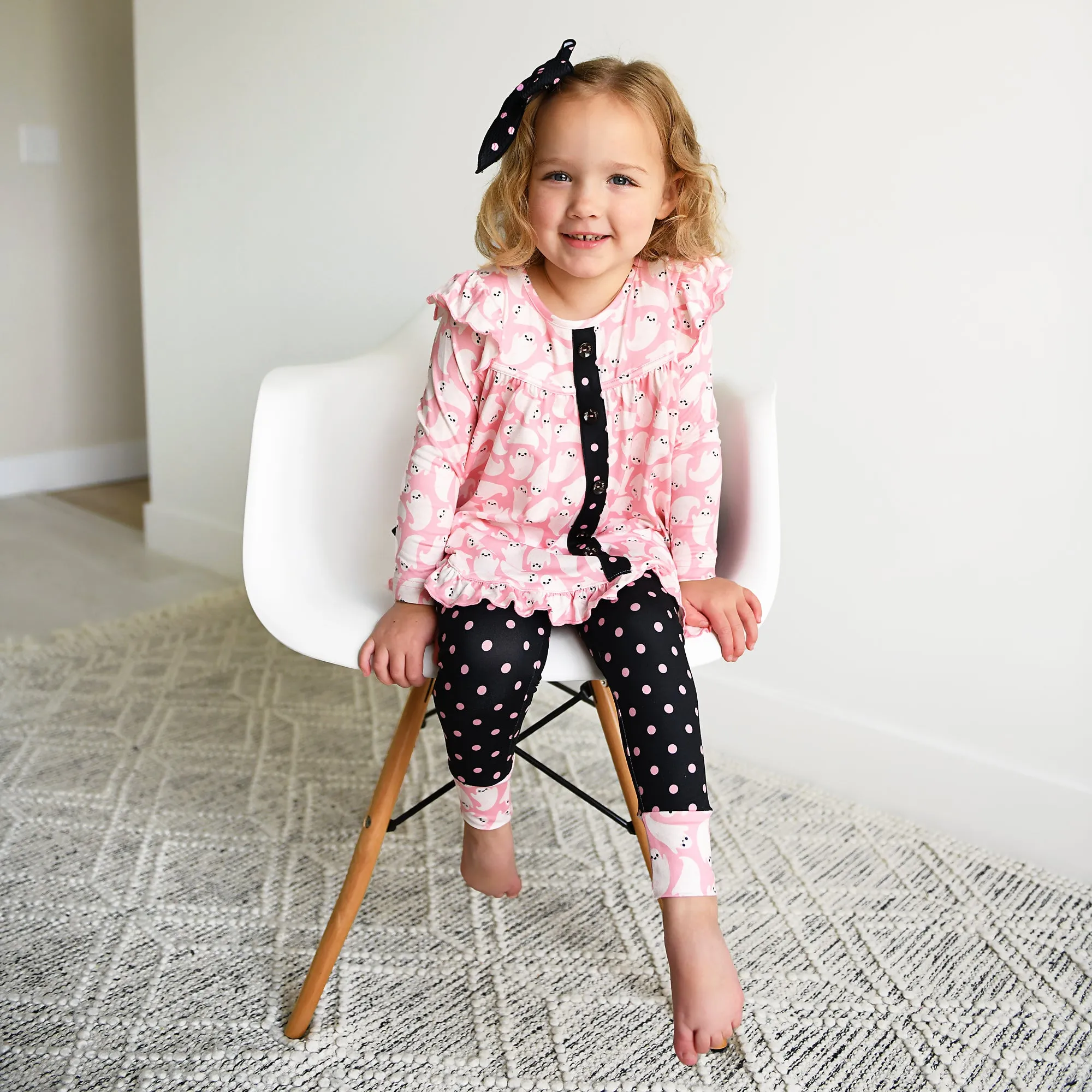 Glinda Ghosts & Raya Dot PEPLUM SET