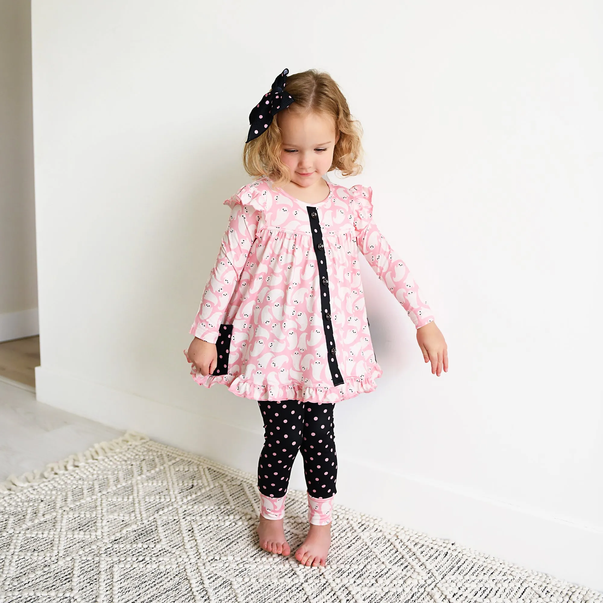 Glinda Ghosts & Raya Dot PEPLUM SET