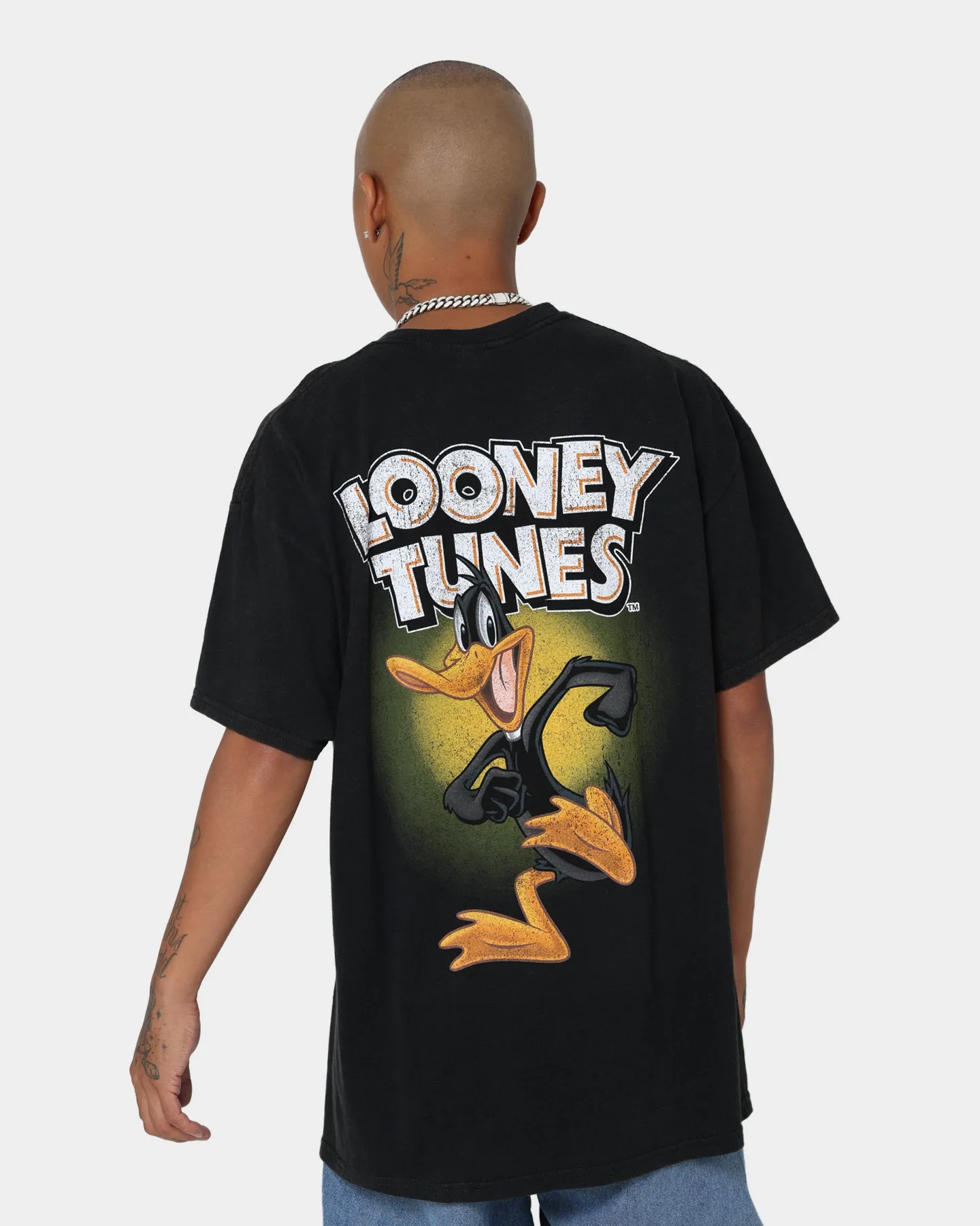 Goat Crew X Looney Tunes Daffy Vintage T-Shirt Black Wash