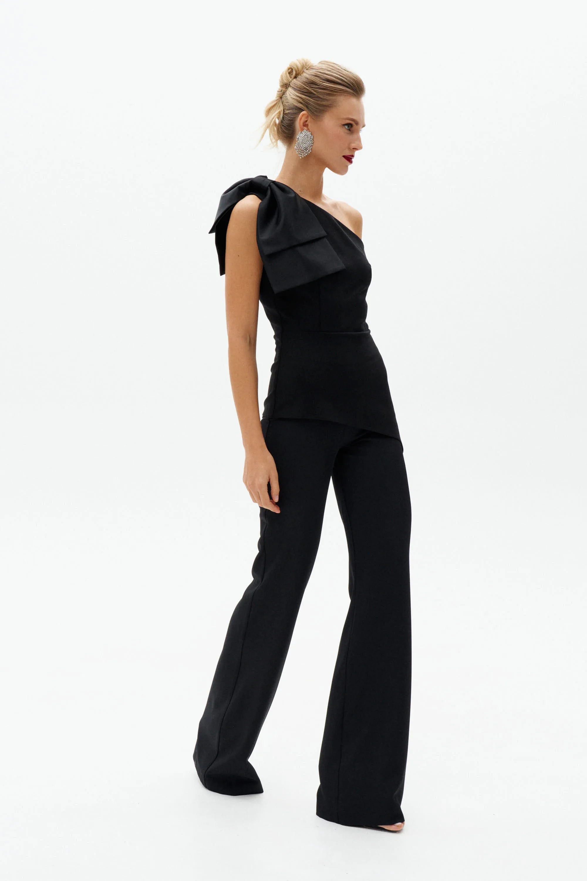 High-waisted Flared Pants