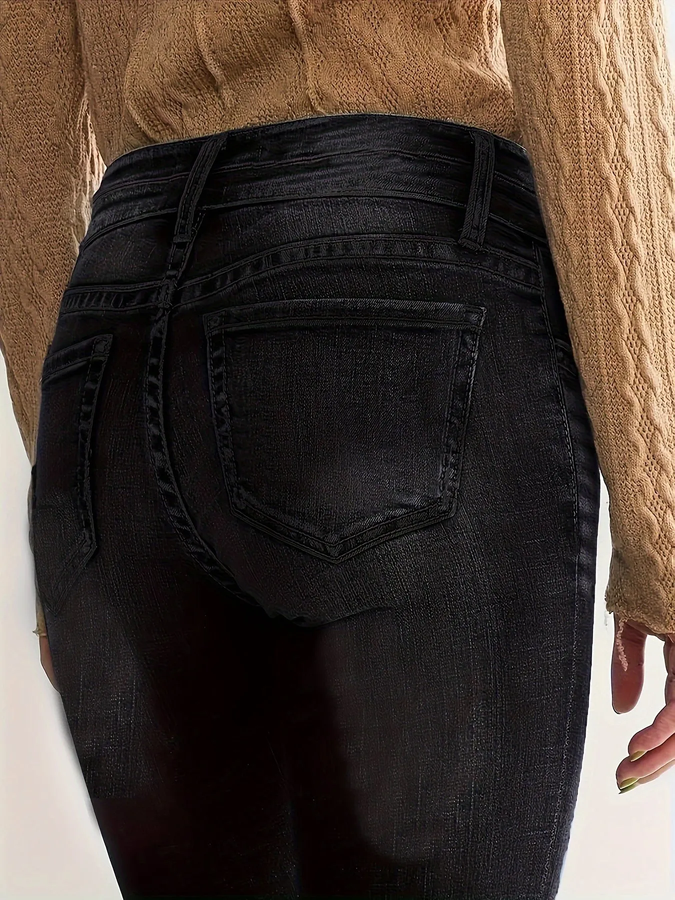 NIVORA | Casual High-Waist Flared Leg Jeans