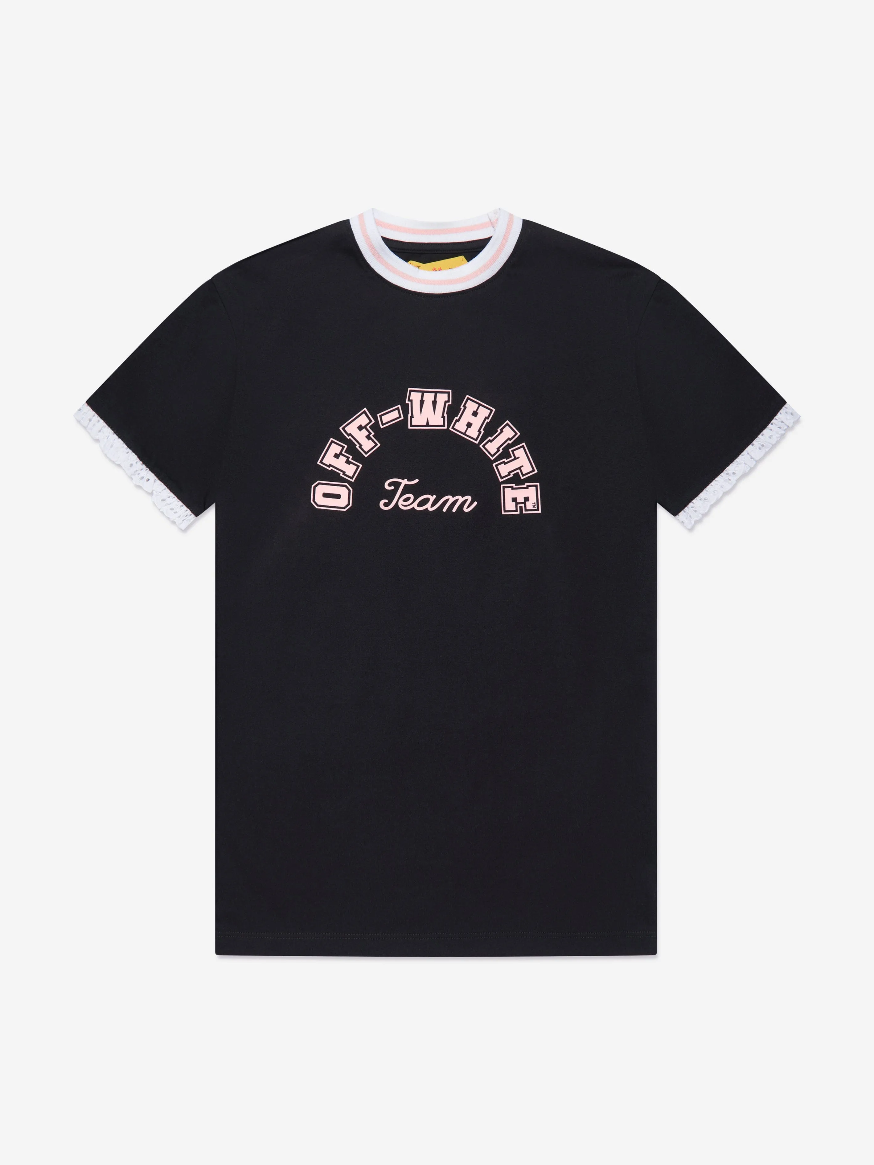 Off-White Girls Team 23 T-Shirt Dress in Black