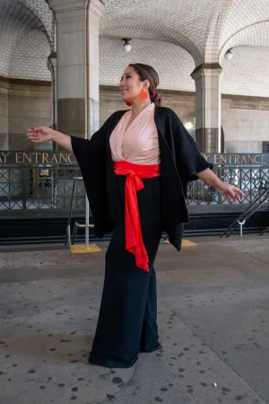 Open Front Kimono Cardigan