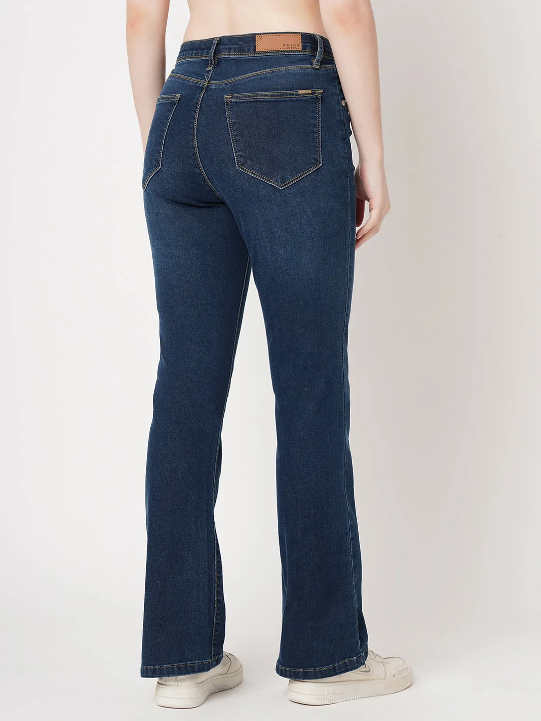 Women High Rise MINI FLARE Jeans
